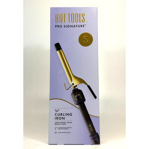 Hot Tools Pro Signature 3/4" Gold Barrel Curling Iron Professional HTIR1574